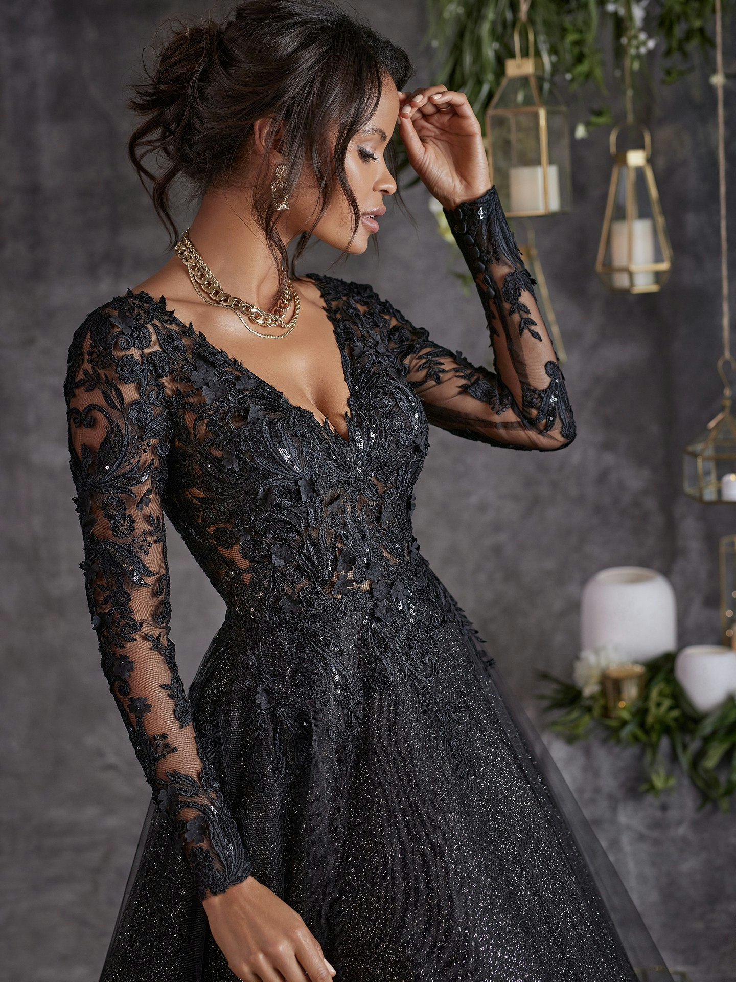 black dress for wedding
